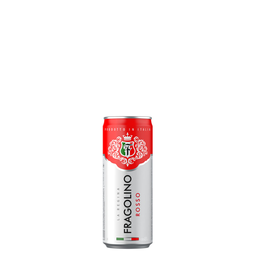 Can of La Regina Fragolino Rosso