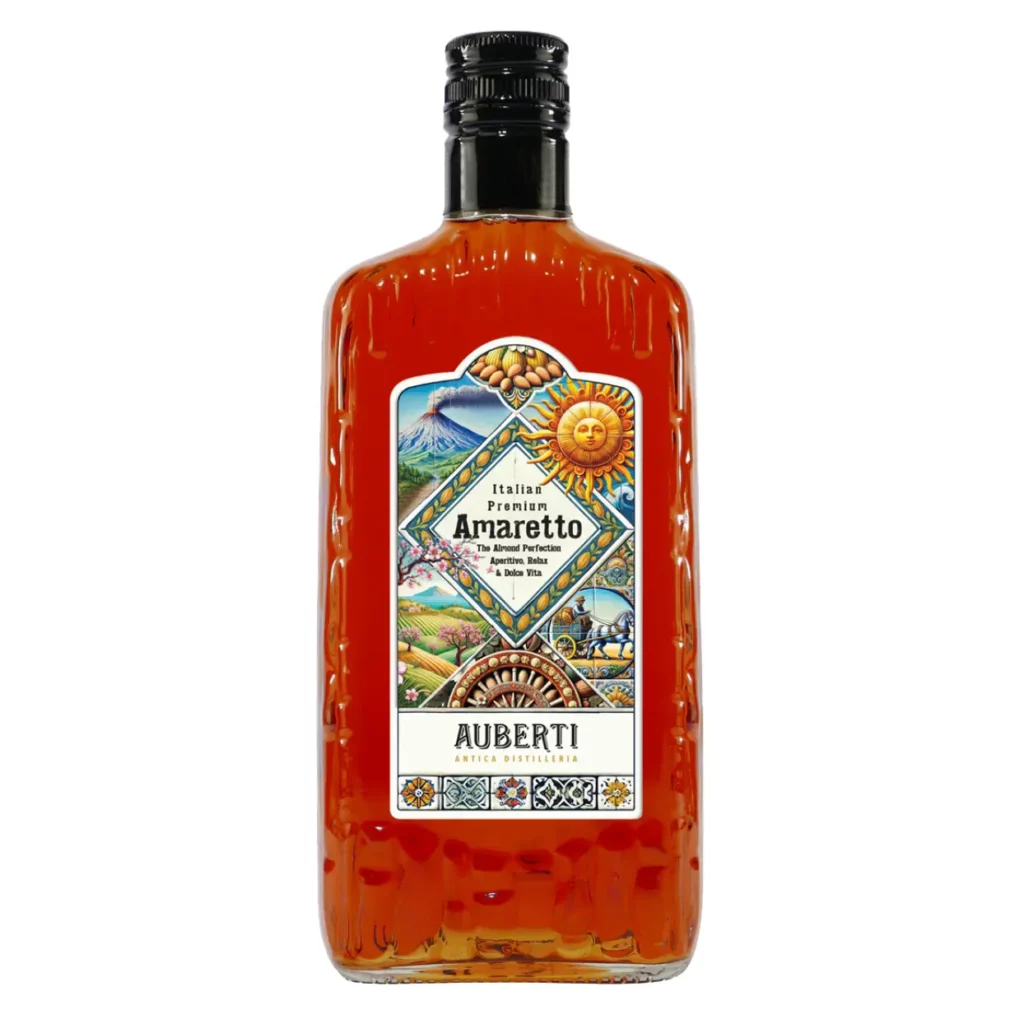 Bottle of Auberti Premium Amaretto