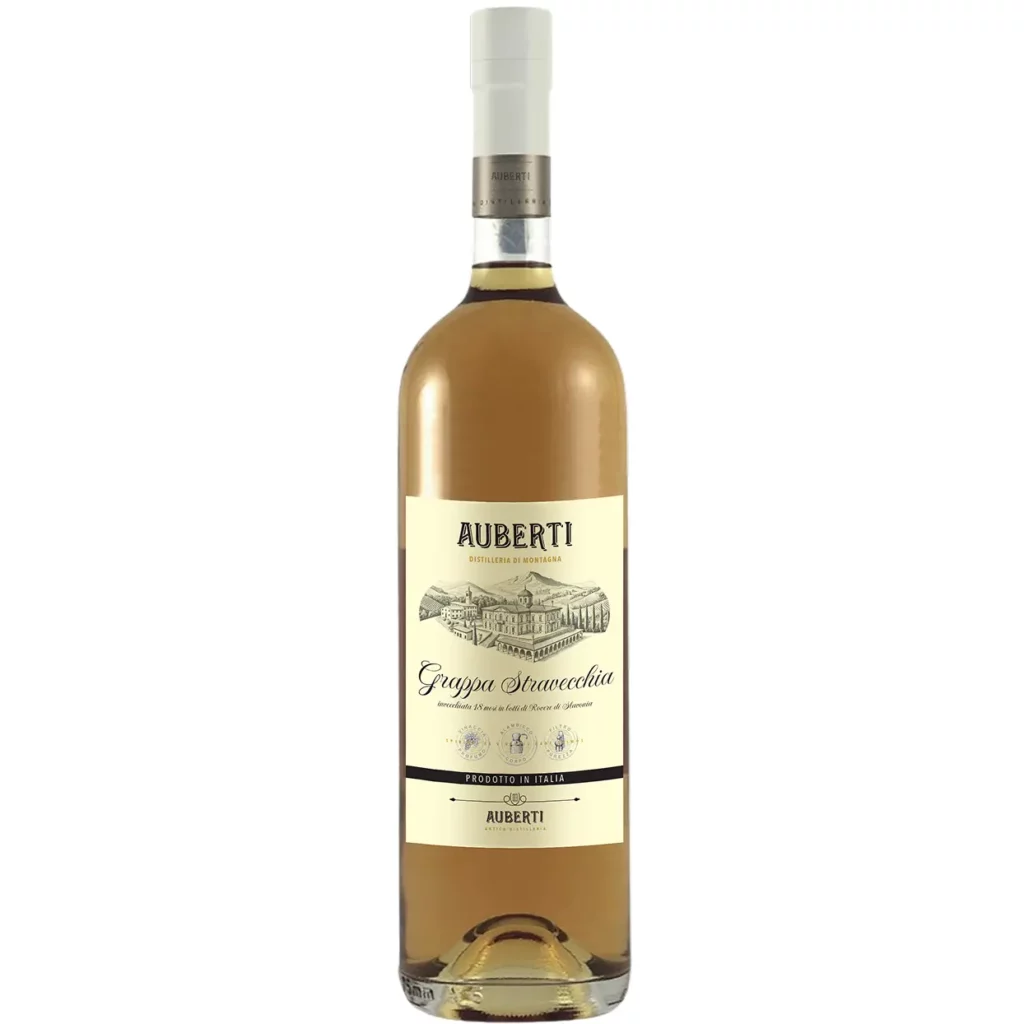 Bottle of Auberti Grappa Stravecchia