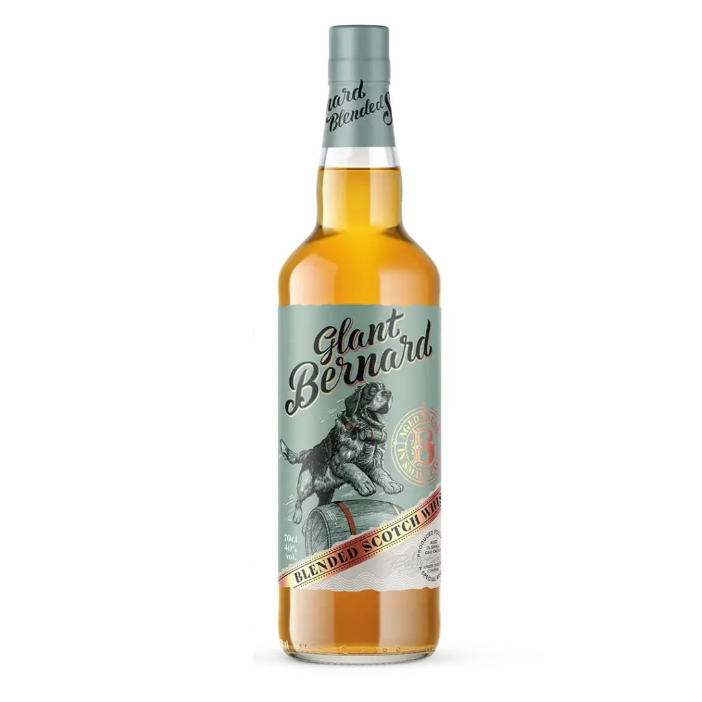 Bottle of Glant Bernard Scotch Whiskey