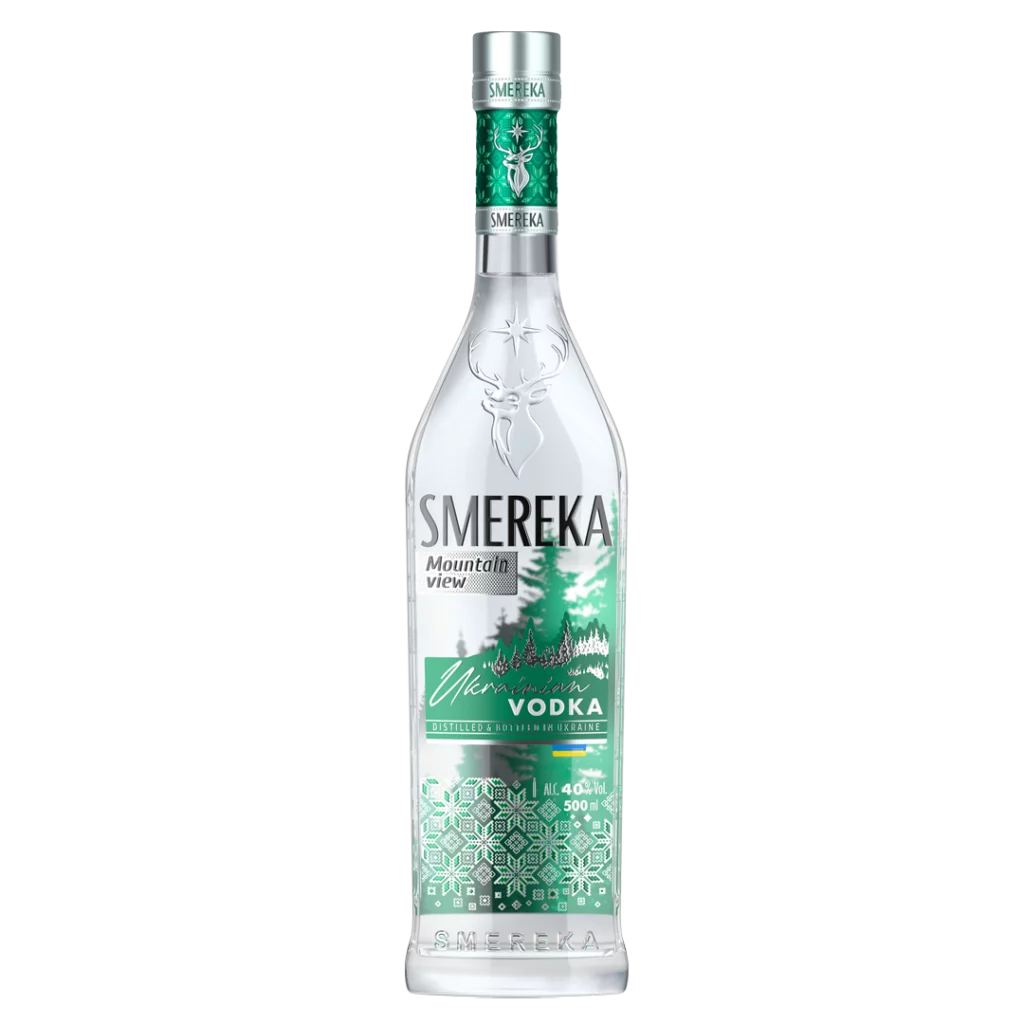 Bottle of Smereka Mountain View Vodka