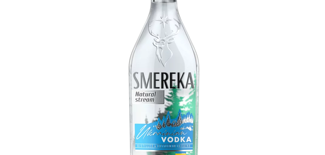 Bottle of Smereka Natural Stream VodkaBottle of Smereka Natural Stream Vodka