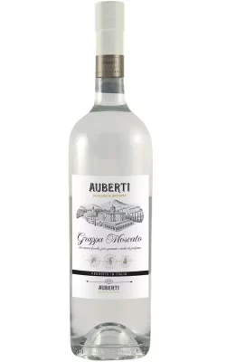 Bottle of Auberti Grappa Moscato